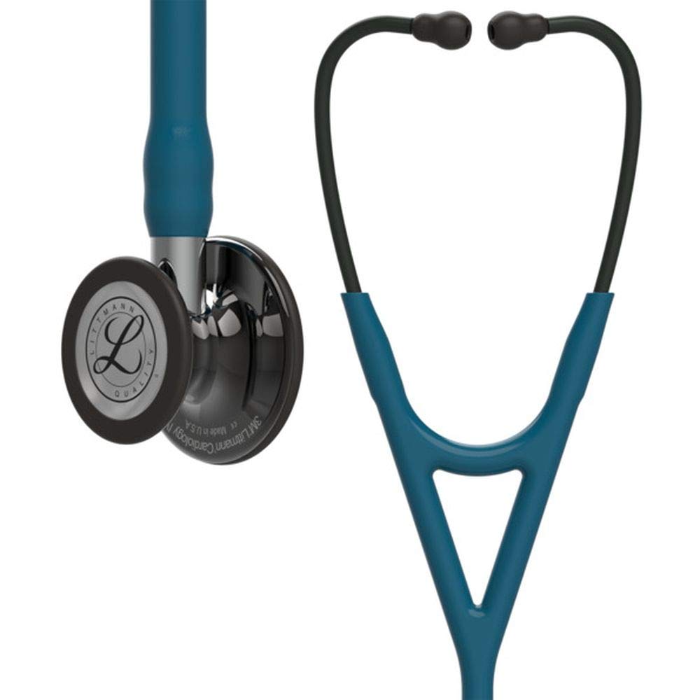

Cardiology Stethoscope 6234 with Chestpiece Polish Smoke Mirror Caribbean Blue 3M™ Littmann® IV™ High-Sensitivity Two-in-One Tube, Adult/Pediatric
