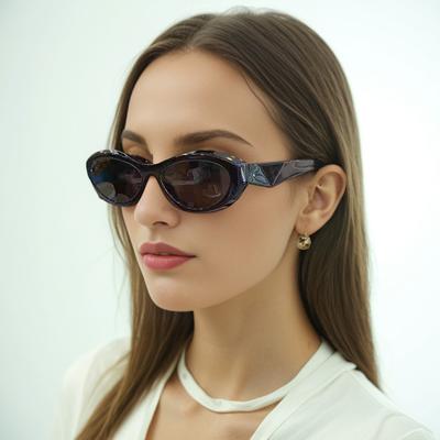 New Arrival Small Cat Eye Sunglasses Women Oval Vintage Brand Elliptic Square Sun Glasses for Female Shades Female Eyewear