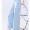 Girls Wide Leg Pants Children's Ice Silk Trousers Anti Mosquito Pants Teen Sports Style Clothing Kids Streetwear Cargo Pant