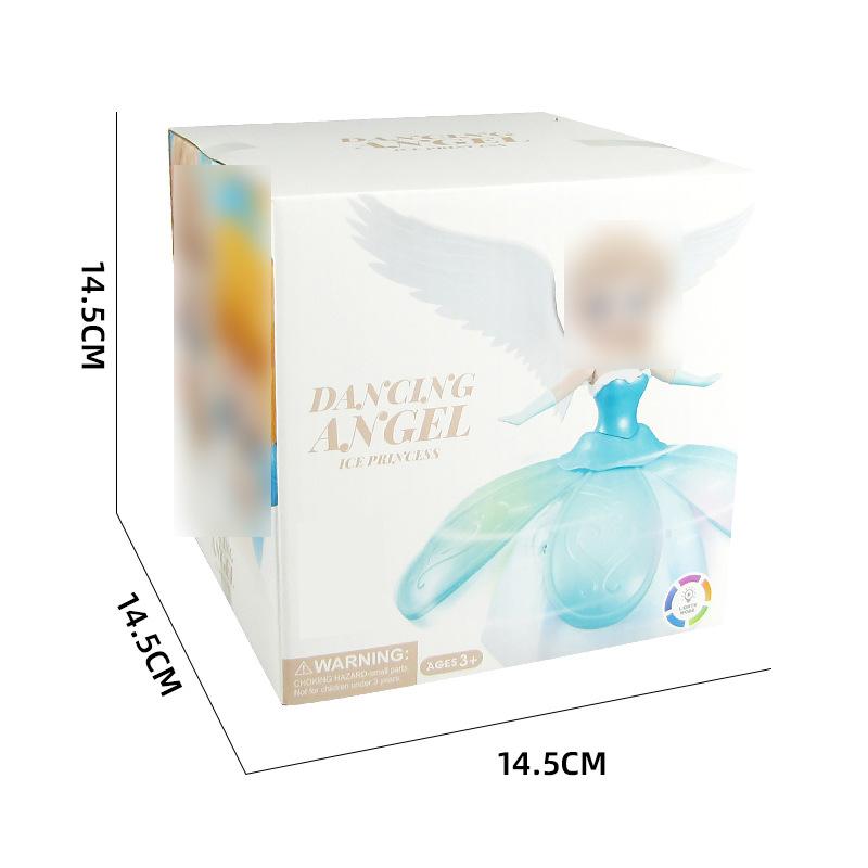 

Електрична Танцююча Принцеса Іграшка Універсальна Обертова Музична Світлова Танцююча Принцеса Дівчинка синій