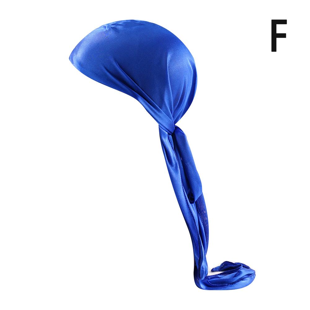 

НОВЫЙ 1 шт. Унисекс Длинный Шелковистый Дюраг Длинный Хвост Шелковистый Платок Высококачественный Источник Бархатная Пиратская Шляпа с Длинным Хвостом Тюрбан Повязка на Голову Бандана