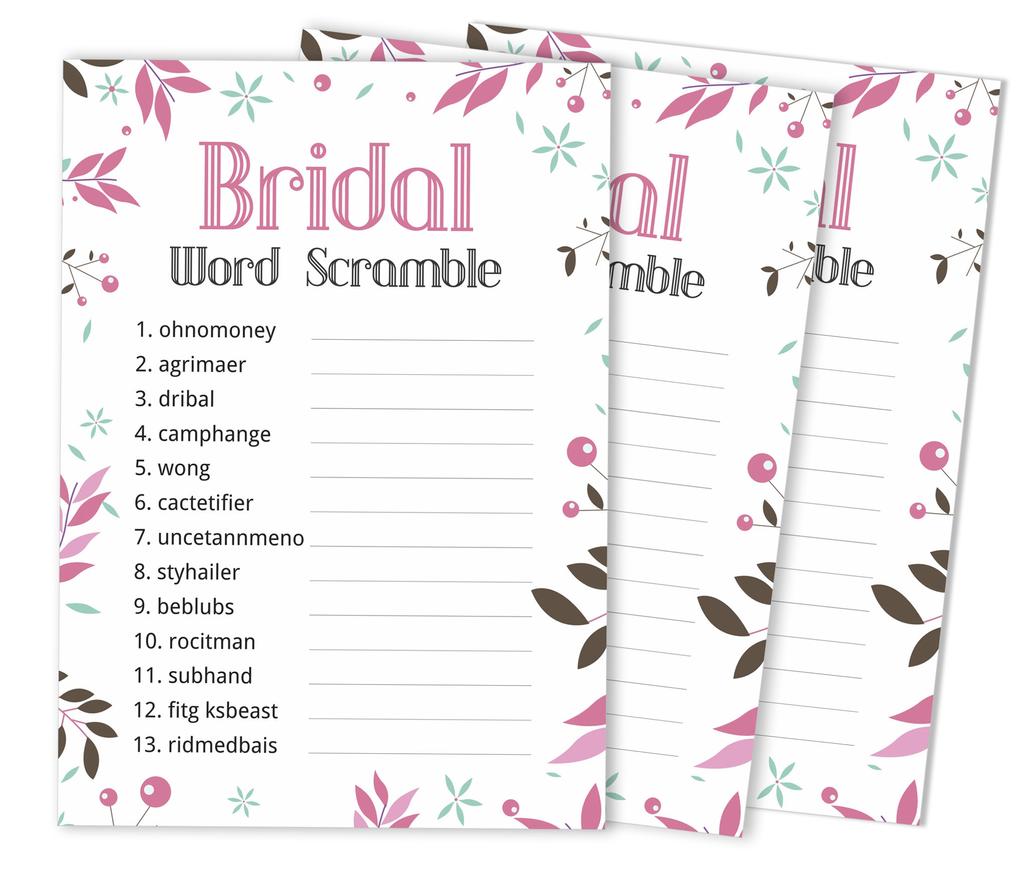 Inkdotpot KartenA Für Braut-Hochzeitsdusche Junggesellinnenabschied Großpackung Blanko Quadratisch Ausfüllen Geschenkideen