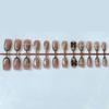 Black Bowknot Decorated Fake Nails Not Easy to Break Fake Nails for Nail Art School Home Use