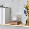 Modern Signature Baseball Showcase Box With Clear Acrylic Construction And Wooden Base Presentation Case