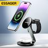 Essager 3 In 1 Magnetic Wireless Charger Bracket for Apple Watch Airpods 15W Fast Charge Dock Station for iPhone 15 14 13 12 Pro