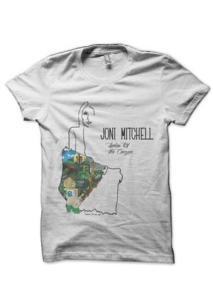 Vintage Koszulka Joni Mitchell Bawełna Mężczyźni Kobiety S-5XL IM0510 Koszulka Unisex