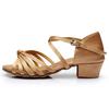 Buty Do Tańca Latino Na Obcasie Blanca 3 Cm Jasnobrązowe 41