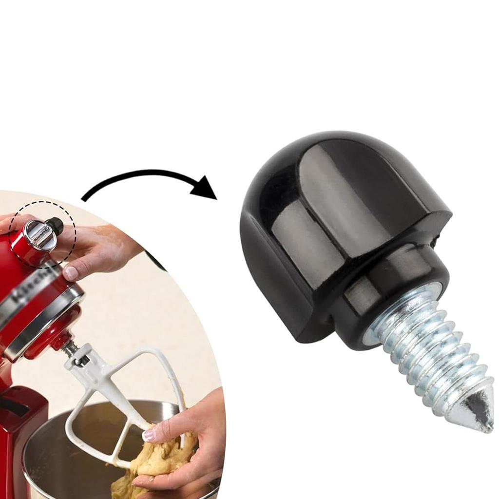 Hub Attachment Cap and Screw Set Mixer Attachment Cap Mixer Hub Cap Stand Mixer Repair Set Suitable for 4.5QT-5QT Mixers