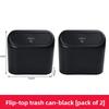 For Hyundai Elantra/Avante RD Sonata EF/NF 1995~2004 Car Door Seat Clip Stand Holder Black Square Pressing Trash Can Accessories