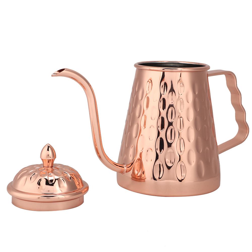 Wave Point Stainless Steel Coffee Drip Pot Pouring Drip Kettle Long Mouth Hand Punch Coffee Pots
