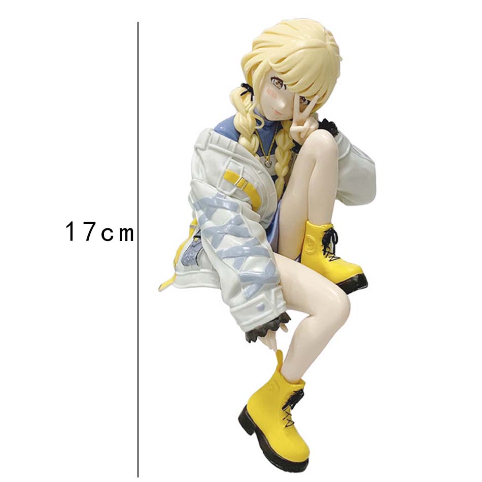 22CM Anime Game Cyberpunk: Edgerunners Lucy Figure Standing Anime Model Toy Gift Collection Aciton Figure PVC