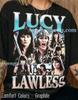 Lucy Lawless Comfort Colors® Vintage Bootleg Tee, Retro 90S Fan Gift, Xena, Lucretia, D'Anna Biers,