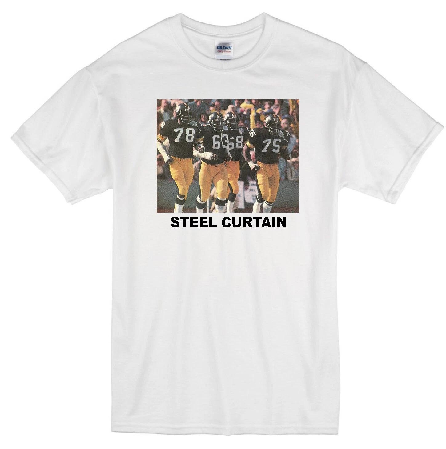 PITTSBURGH STEELERS DEFENSE LEGEND JOE GREENE FOOTBALL JERSEY WHITE T-shirt 2XL
