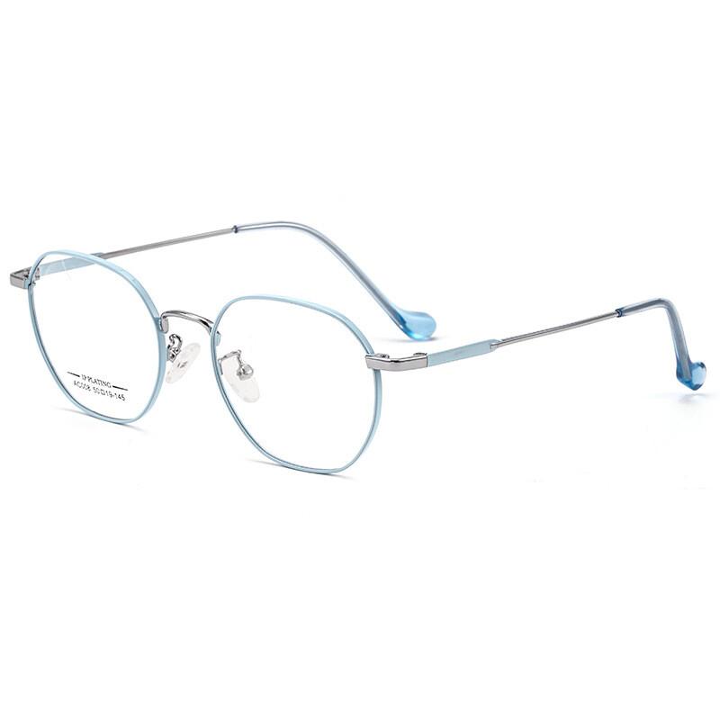

Light Reading Eyewear Eyeglass Frame Polygons Sight Presbyopic Spectacle Square Presbyopic Small Alloy Spectacle New Long Distance Super Original Lenses