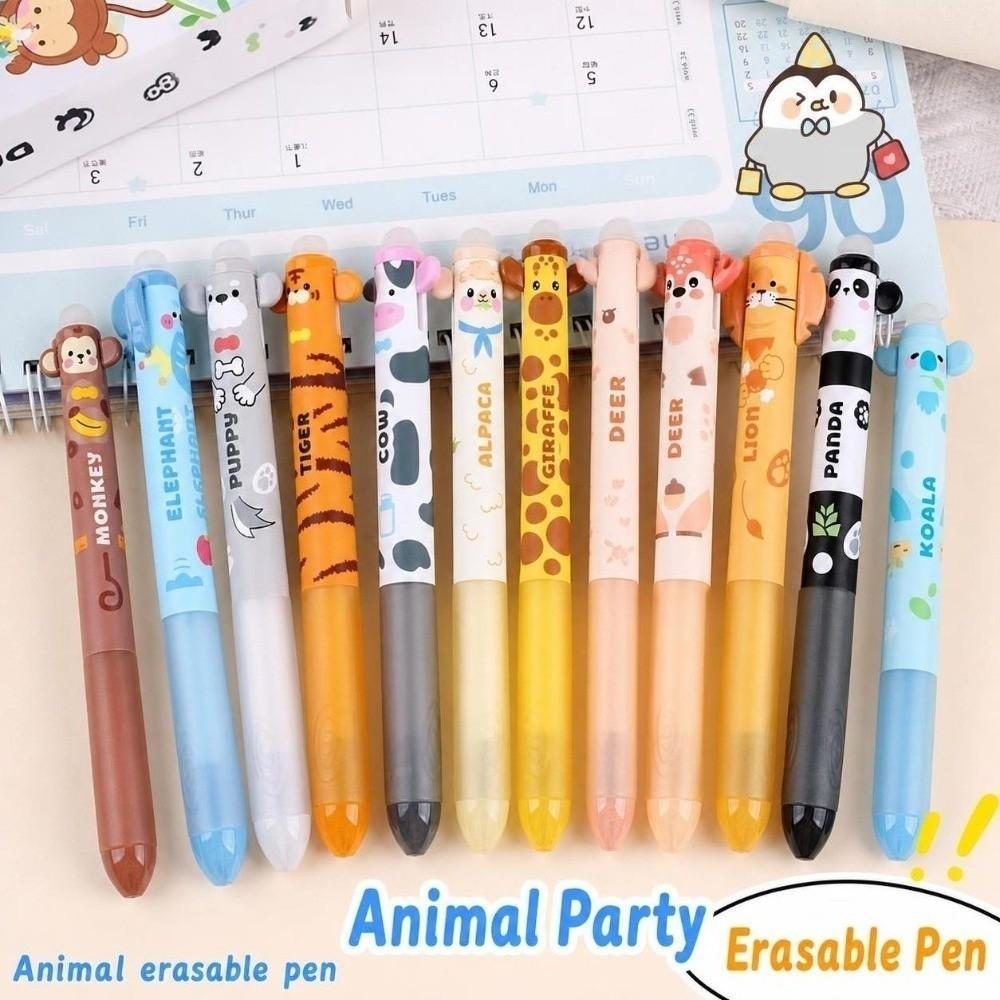 Blue Ink Erasable Pen Plastic Neutral Pens New Ballpoint Pen Student Writing Supplies