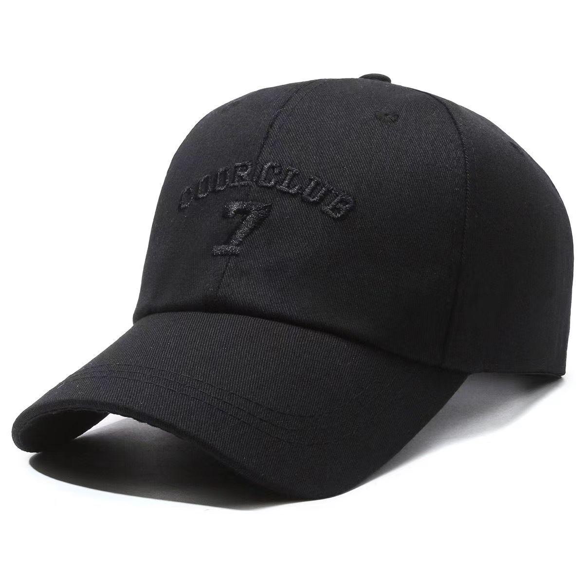

Letters Embroidery Coorclub 7 Sunshade Cap Women Outdoor Sunscreen Breathable Black