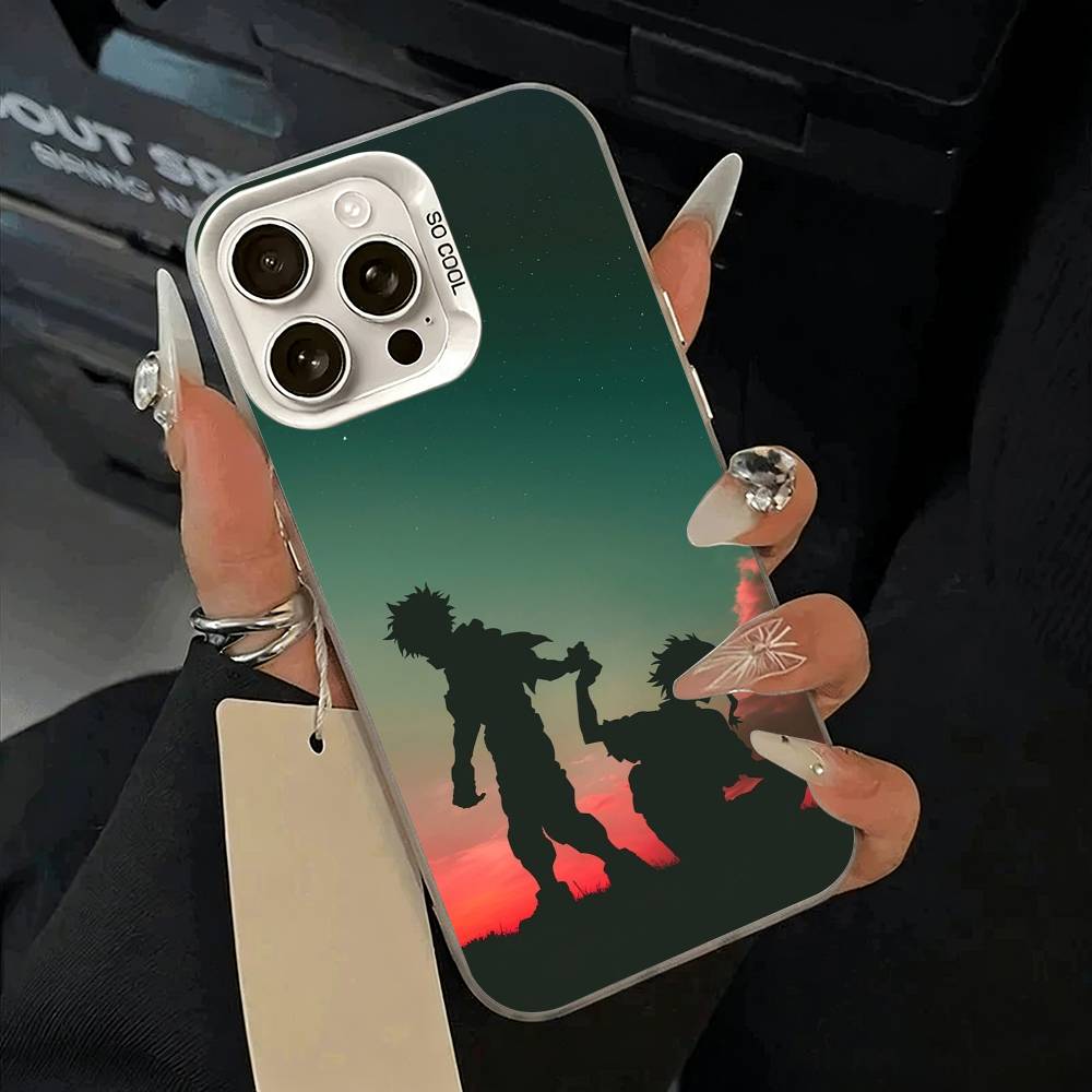 Shonen Anime-My -H-Hero -Academia Phone Case For IPhone 17 Air 16 15 14 13 12 11 Pro Max White Sliver Hard Cover
