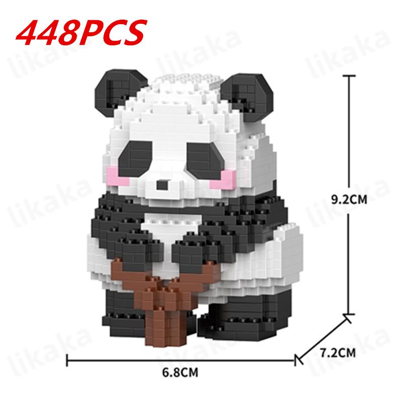 Cute Panda Building Blocks DIY Blocks Micro Blocks Creative Panda Animal Toys Diamond Bricks Toys for Children Boys Girls Gifts