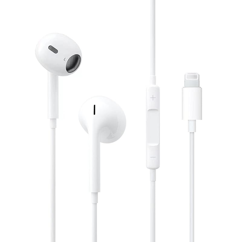 

[2025 version] Earphones Phone wired earphones iPhone heavy bass earphones Volume adjustment Call available correspondence 14