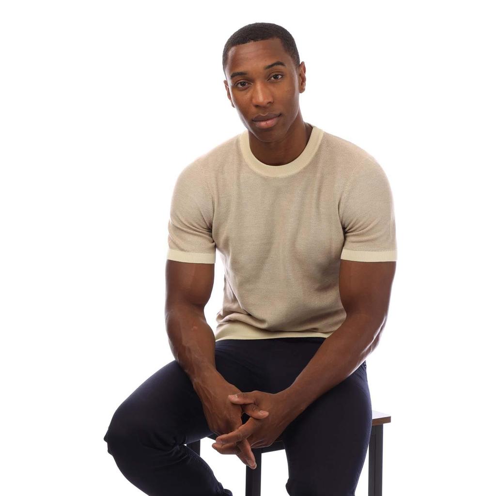 Hugo Boss Męski dzianinowy T-shirt