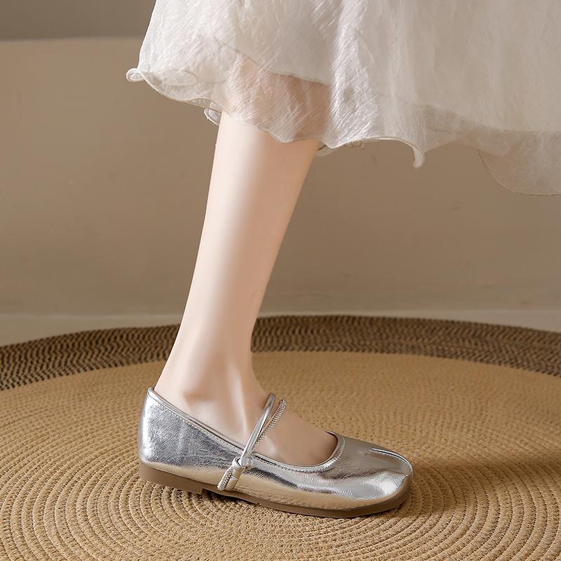 CRLAYDK Classic Womens Casual Slip On Mary Jane Loafers Lightweight Soft PU Leather Ladies Dress Office Driving Moccasins