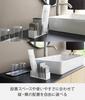 Yamazaki Pouch Amenity W5 x x Tower for Cosmetic Storage Item 10573 & Stand, Vertical, White, D15.4 H4.6cm, Series, Samples, Amenities, Case,