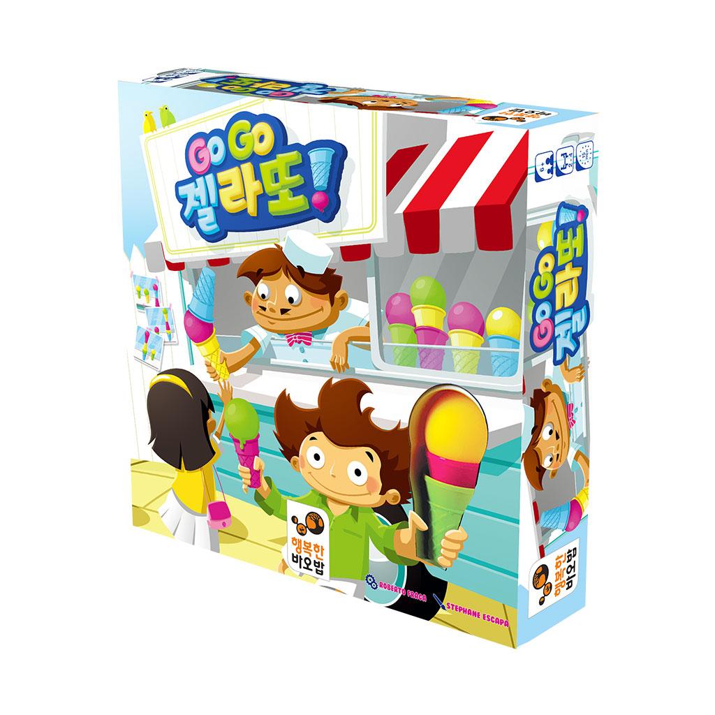 Happy Baobab Go Go Gelato! Family Brain Board Game for Elementary & Preschool Kids