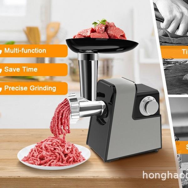 Cross Electric Meat Grinder & Sausage Stuffer with Vegetable Cutter, 220V/110V
