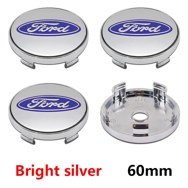 

Car Sticker 4Pcs 60mm Car Wheel Center Hub Cap For Ford Focus 2 3 MK3 MK4 Fiesta Kuga Explorer Mondeo Rim Cover Stickers Auto Ac