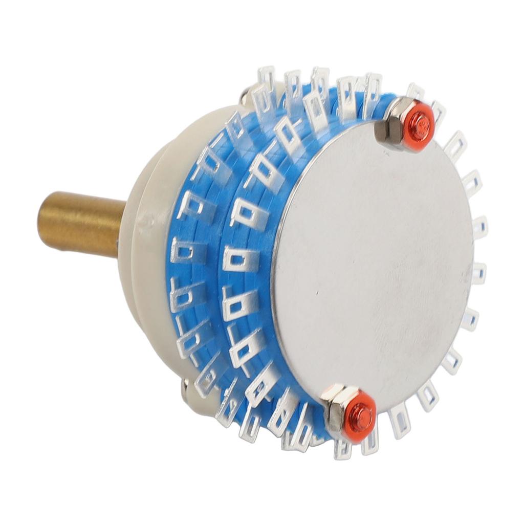 50mm Height 24 Step Rotary Switch Compact Size Design Easy Installation Process Length Of 20mm Shaft Made-before-break Mechanism