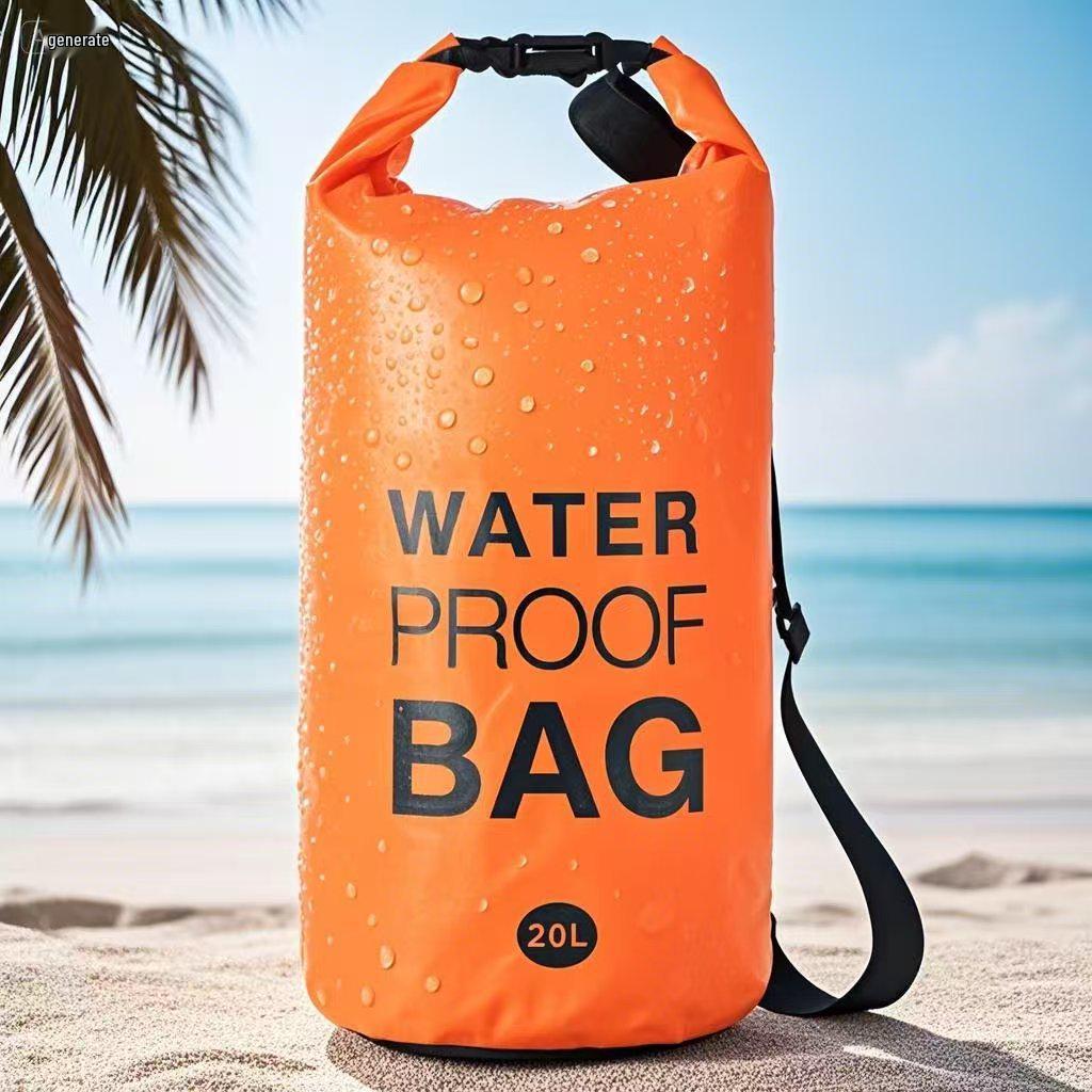 Waterproof Cross-Body & Backpack Beach Mesh Bag for Swimming, Cycling, and Camping