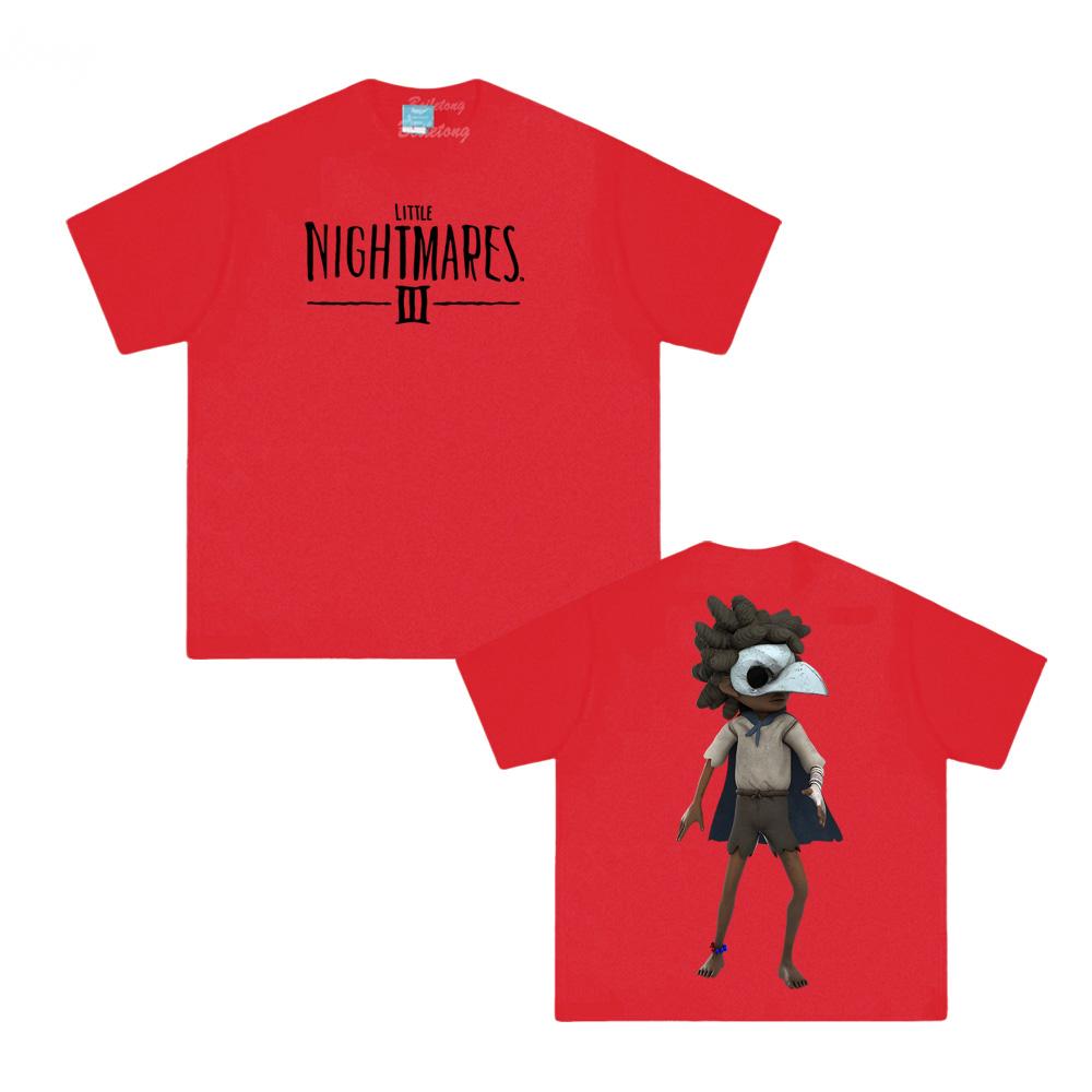 Little Nightmares 3 Tričko s potiskem postavy ze hry 100% Bavlna Tričko Letní Tričko Kulatý výstřih Camisetas Manga