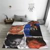 L-Luis Miguel Blankets Mexican Singer Concert Airplane Travel Flannel Throw Blanket Warm Soft Couch Bed Custom Bedspread Gift