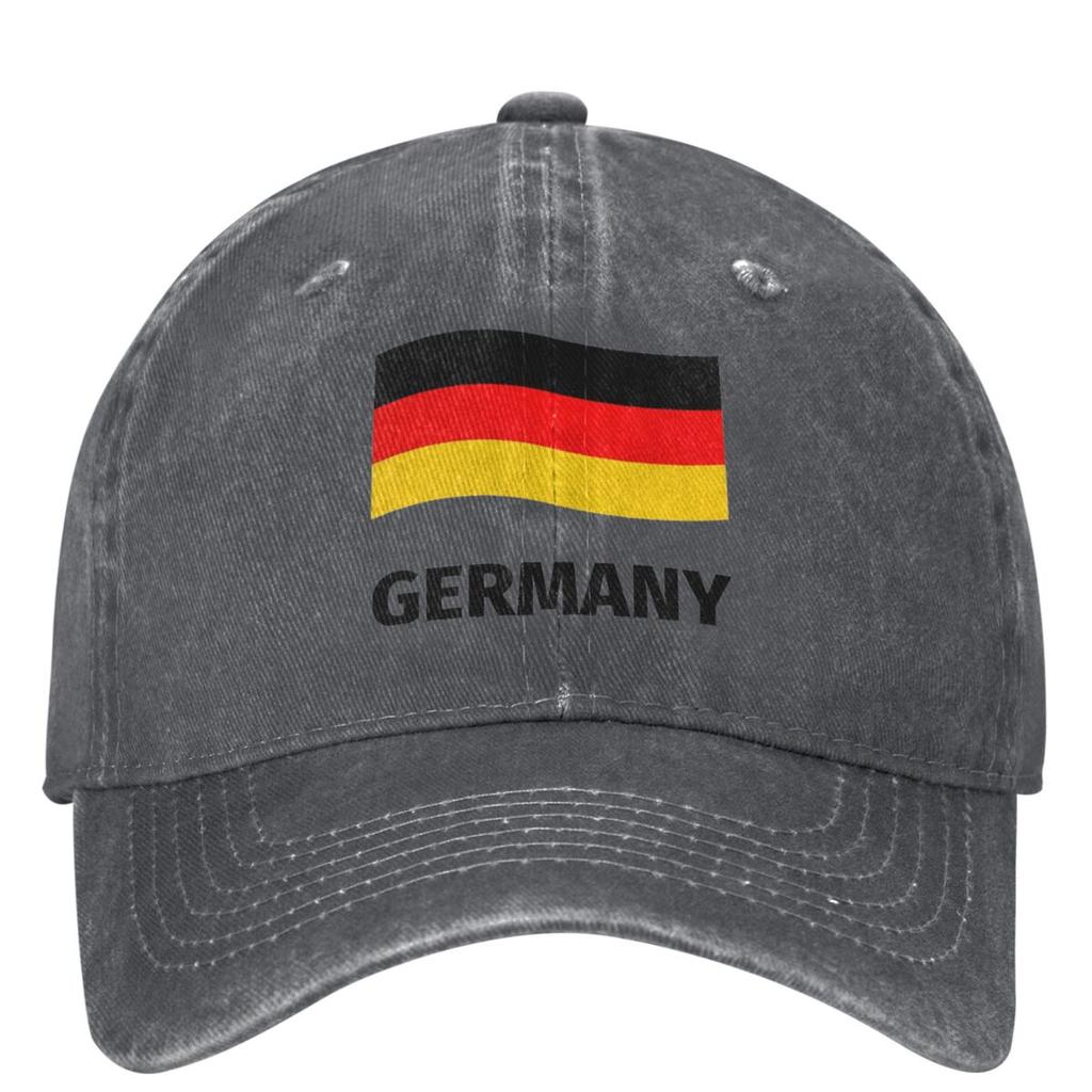 GerUnisexy Flag Baseball Cap GerUnisex Tennis Skate Breathable Trucker Hat Unisex Unisex Vintage Sun protection Snapback Cap