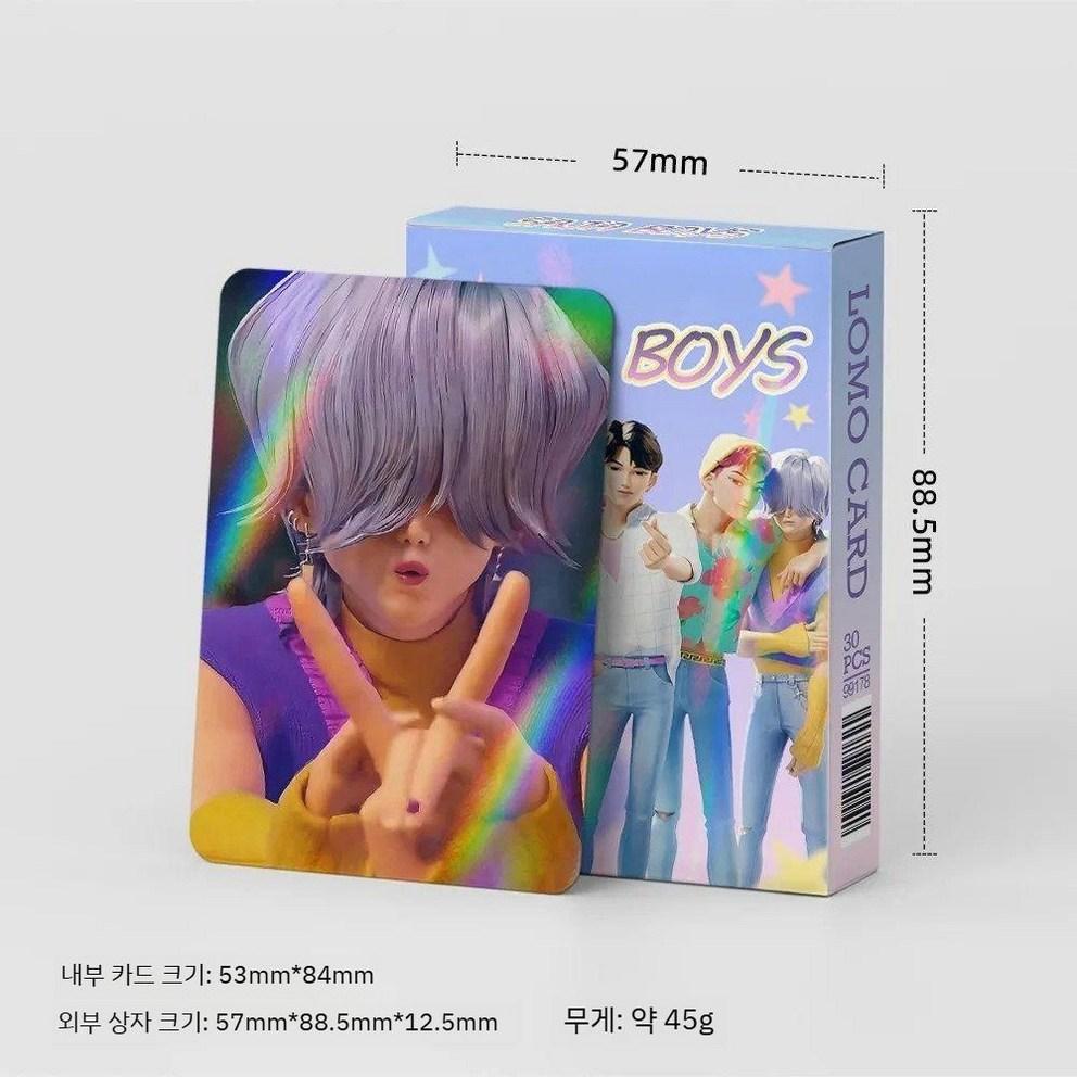 K-pop Demon Hunters Lion Boys Photocard Photo Album Photo Set of 30 Romance Baby Jinwoo Abby Mystery