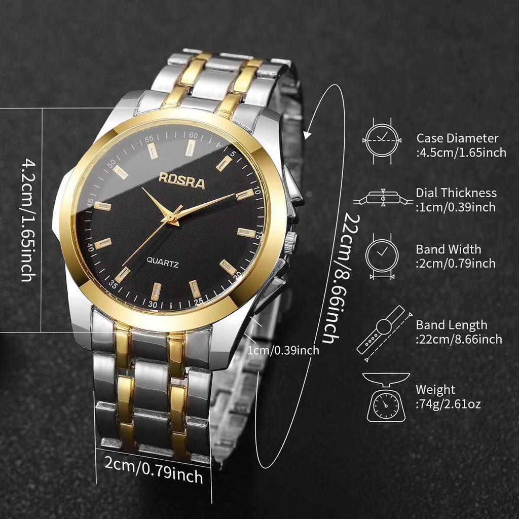 Luxury Stainless Steel Strap Men Business Watches Fashion Women Quartz Wristwatches Clock Reloj Hombre