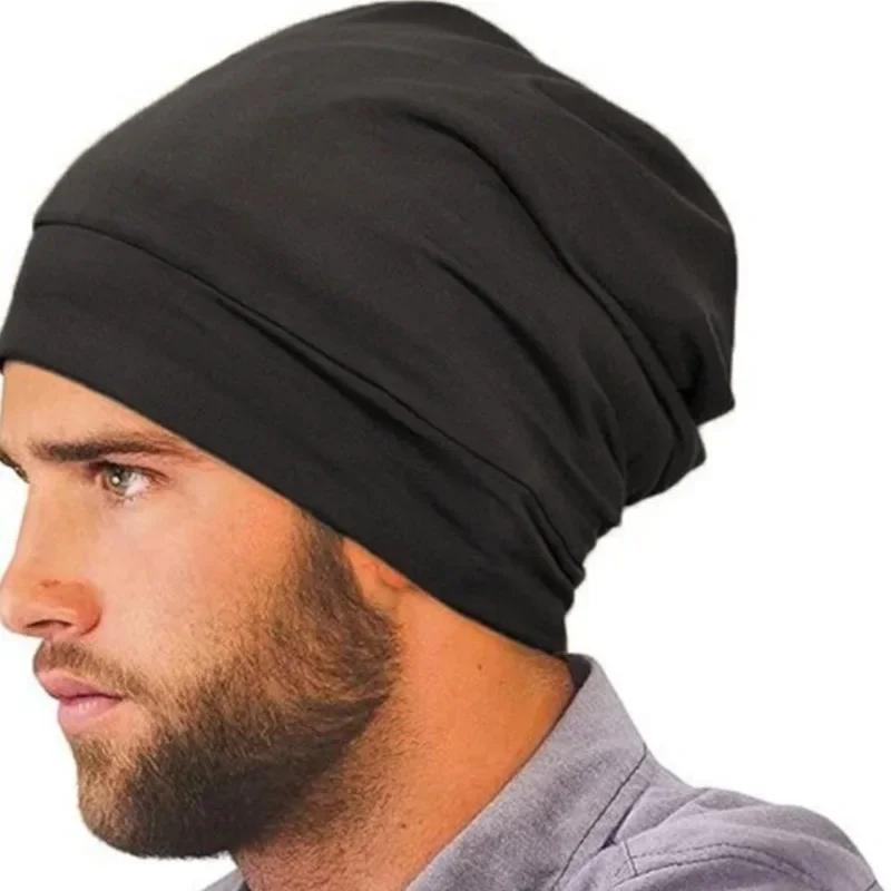 2025 Hot Spring and Autumn Winter Monochrome Practical Lining Color Ding Men and Women Pullover Cap Chemotherapy Cap