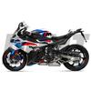 Applicable to BMW S1000RR 2025 whole car sticker, blue and white whole car latte waterproof air guide slot sticker