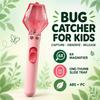 Kids Bug Catcher with 6X Magnifying Lens, Handheld Insect Observation Tool with Thumb-Slide Trap Chamber, ABS Outdoor Nature Exploration Toy