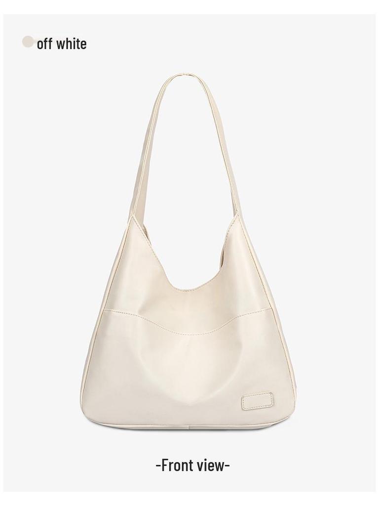Large Capacity Soft Leather Crossbody Tote Bag for College Students and Ladies, Ideal for Autumn and Winter.