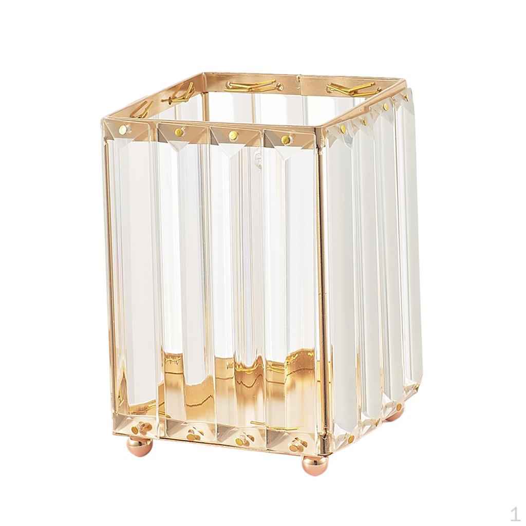 

Хрустальный держатель Dektop Organizer Ручка Декоративные центральные элементы Square