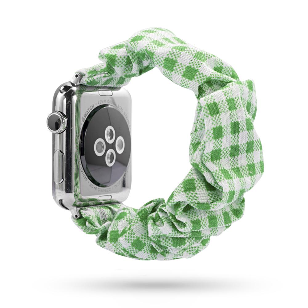 Scrunchie Strap for apple watch band 44mm 40mm 45mm 41mm 38mm 42mm 49mm correa bracelet iwatch series 4 5 6 3 SE 7 8 9 ultra 2