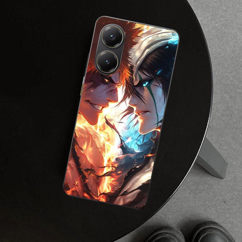 Kurosaki Ichigo Bleach Phone Case Cover for Xiaomi Poco X6 X5 X7 Pro F7 Ultra Redmi 15C 15 13C 13 12C 12 10C 10 10A 9C 9A 9T 9 C