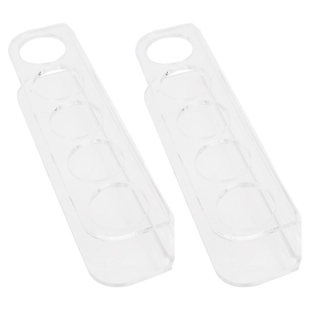 Refrigerator Vial Holder Space Saving Acrylic Vial Wall Caddy for 2.5cm Diameter Vial