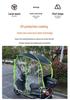 Electric Vehicle Canopy with Full Side Curtains and Sun/Rain Protection for Tricycles and Motorcycles
