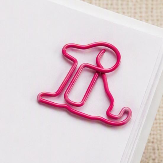 Cute Book Markers for Readers 20PCS Shaped Paper Clips, Bone/Duck/Dog/Cat Shape, Decorative Funny Bookmarks Students Metal Fasteners Office And School