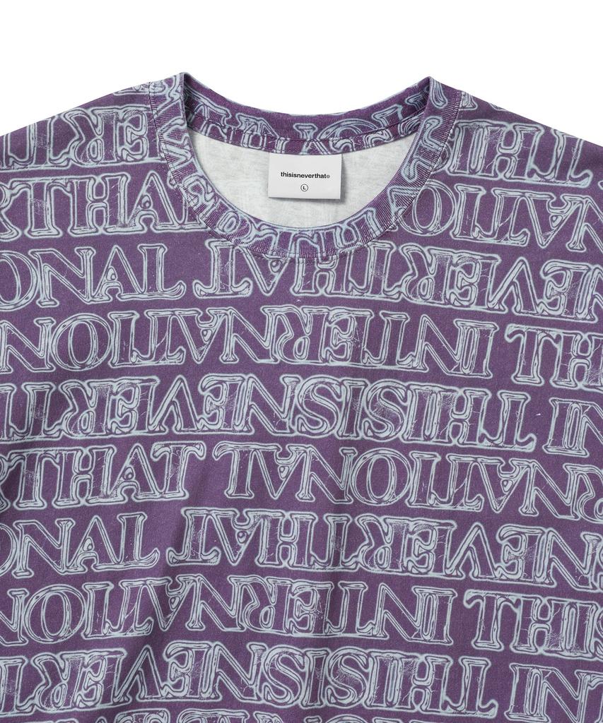THISISNEVERTHAT Glass Logo Tee Fuchsia
