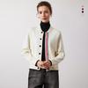 Navigare Women's Color-block Knitted V-Neck Cardigan
