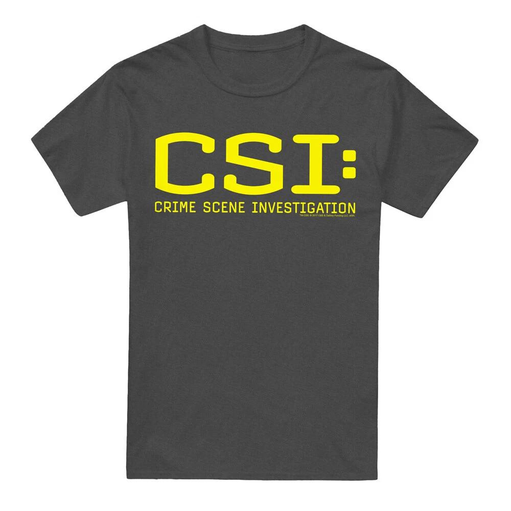 Csi Logo T-Shirt S-2XL, Charcoal L