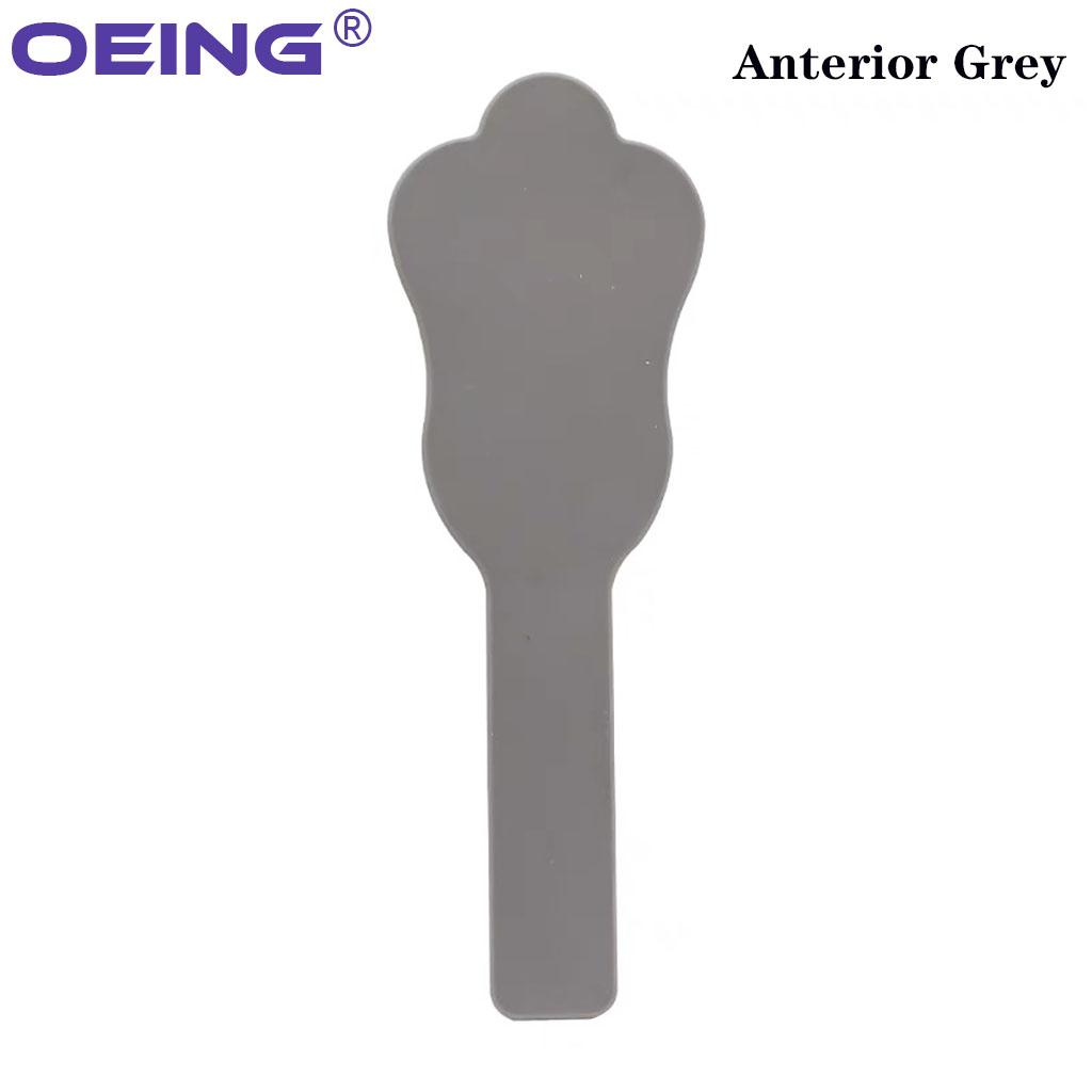 OEING 1Pc Bendable Dental Photo Contrast Board Anterior Lingual Buccal Contrastor Orthodontic Black Soft Silicone Dental Tools